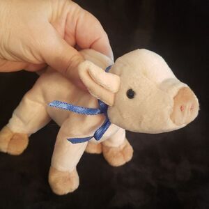 Vintage 1999 Ty Beanie Baby KNUCKLES the Pig